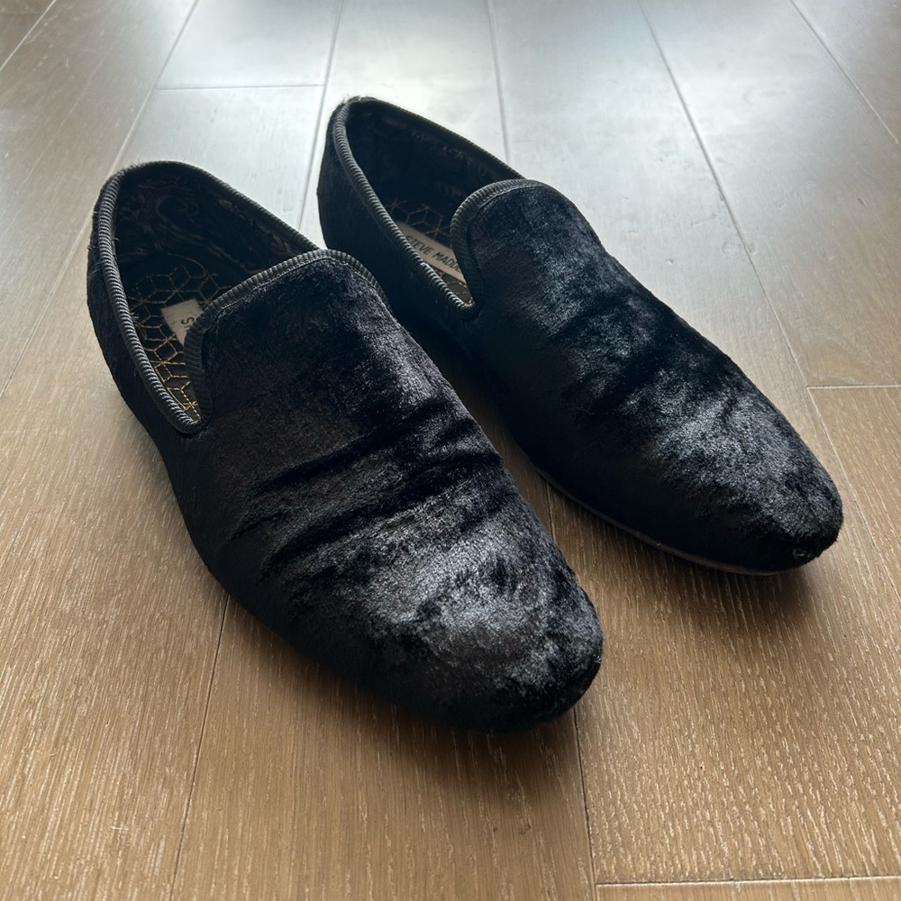 Steve Madden Velvet Loafers